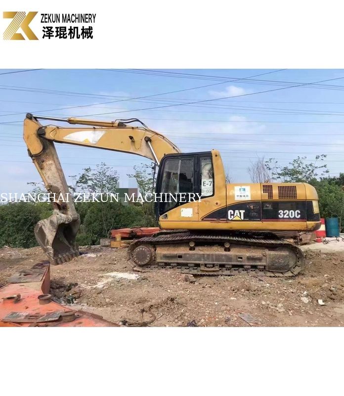 इस्तेमाल किया गया CAT 320C खुदाई मशीन 320 काम के घंटे 4001-6000 बाल्टी क्षमता 0.8m3
