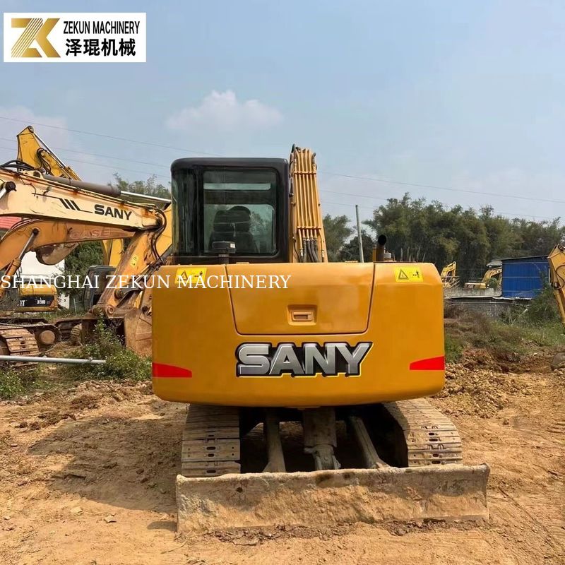 वर्ष 2022 प्रयुक्त 7.5T Sany 75C उत्खनन SY75C-8 SY75C PRO सेकंड हैंड डिगर