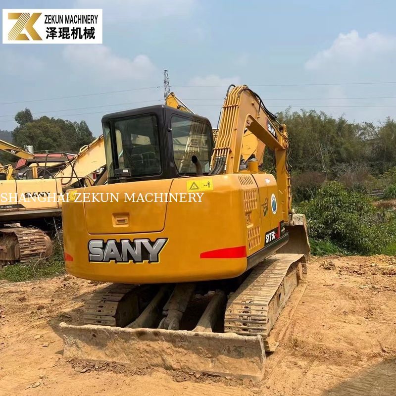 वर्ष 2022 प्रयुक्त 7.5T Sany 75C उत्खनन SY75C-8 SY75C PRO सेकंड हैंड डिगर