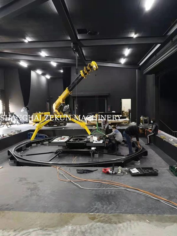 मिनी स्पाइडर लिफ्टिंग क्रॉलर क्रेन KB8.0 अधिकतम के लिए हाइड्रोलिक क्रेन