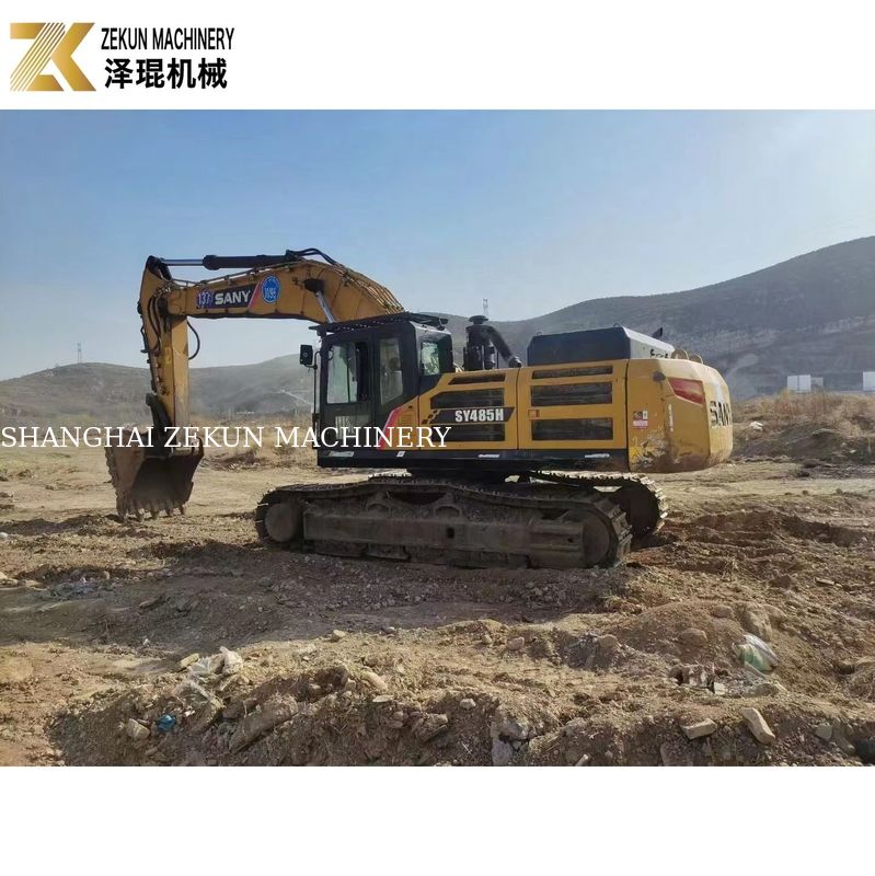 बड़े निर्माण में इस्तेमाल किया गया Sany 485 Excavator SY485H 48 टन
