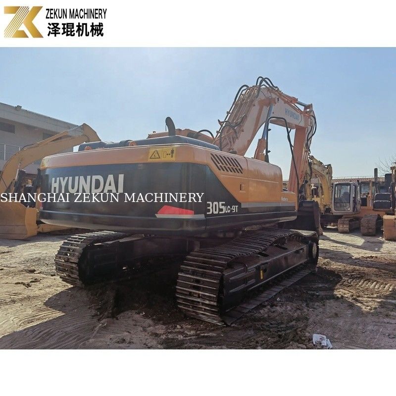 30 टन प्रयुक्त हुंडई 305 खुदाई मशीन 305LC 305LC-9T कोरिया से 1.4m3 बाल्टी