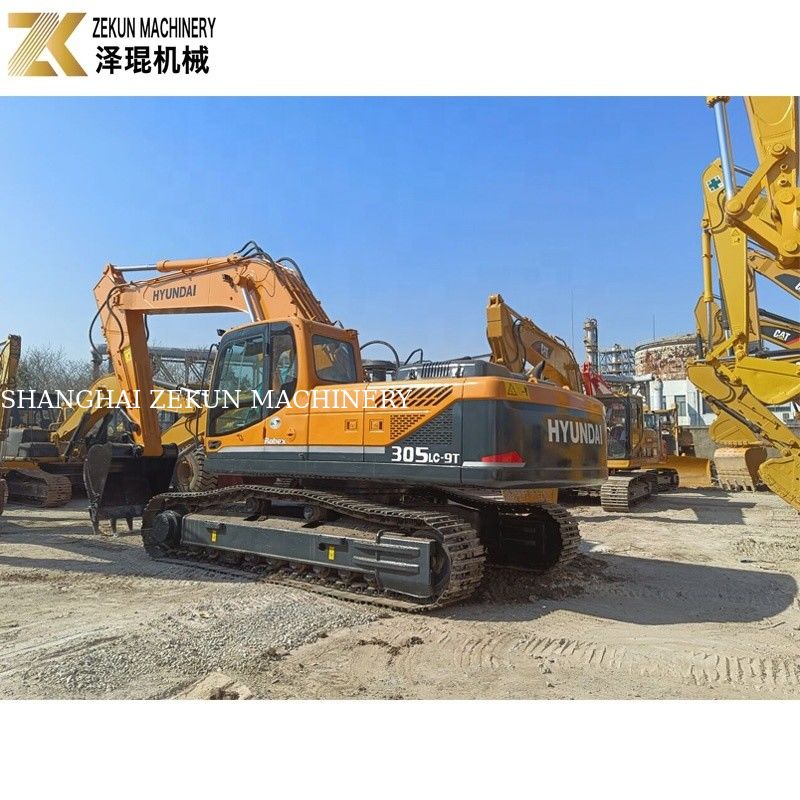 30 टन प्रयुक्त हुंडई 305 खुदाई मशीन 305LC 305LC-9T कोरिया से 1.4m3 बाल्टी