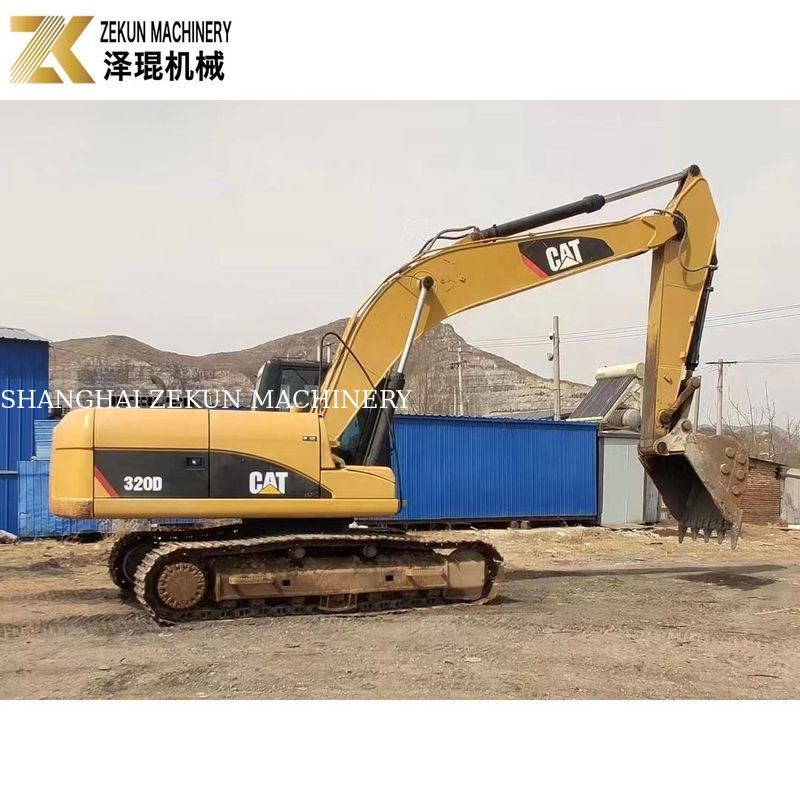 CAT 320D क्रॉलर एक्सकेवेटर जापान में प्रयुक्त 20930 KG मशीन वजन CAT हाइड्रोलिक वाल्व