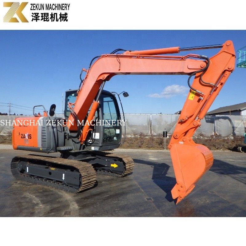 लघु मिनी 7 टन हिताची ज़ैक्सिस 70 क्रॉलर खुदाई ZX70 2001-4000 कार्य घंटों के साथ