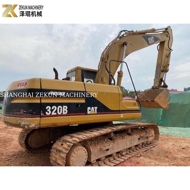 इस्तेमाल किया CAT320 क्रॉलर खुदाई मशीन 20.6T जापान से आयातित मूल पेंट