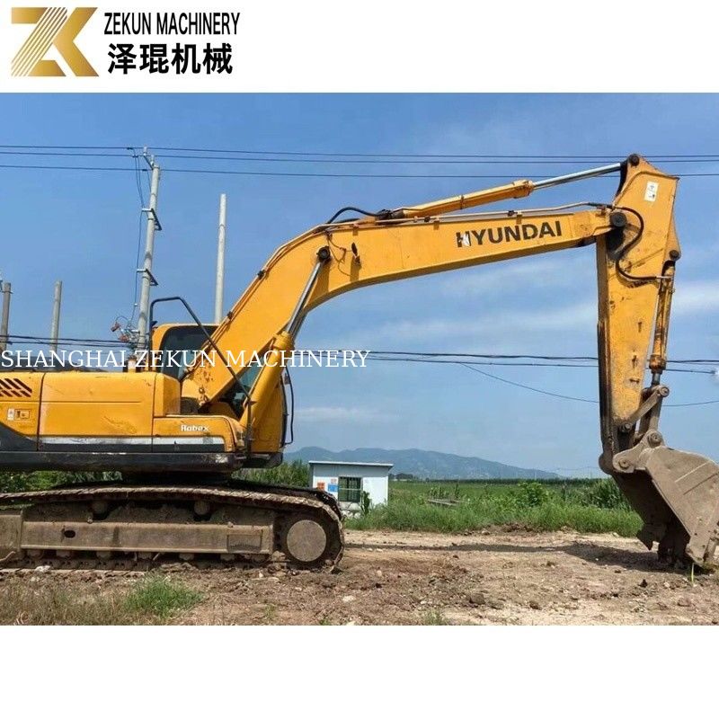 112KW 2018 हुंडई R215 खुदाई 215-9 21.5 टन सेकंड हैंड खुदाई