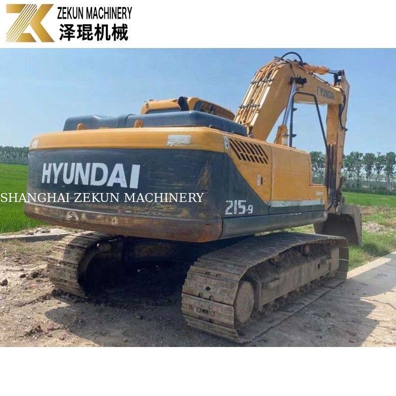 112KW 2018 हुंडई R215 खुदाई 215-9 21.5 टन सेकंड हैंड खुदाई