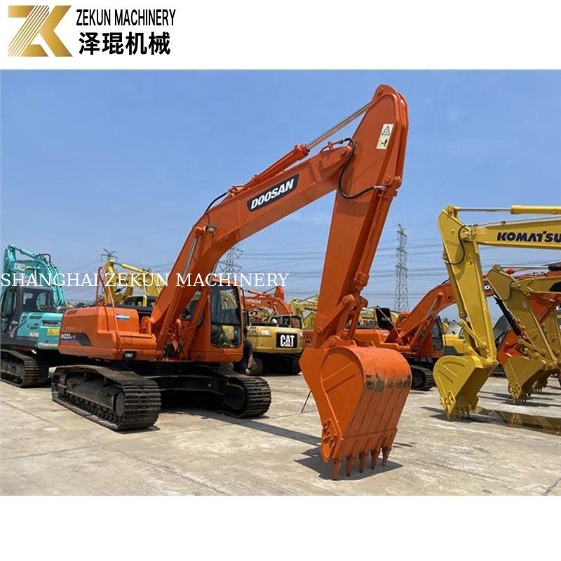 प्रयुक्त पृथ्वी खुदाई 22 टन Doosan 220 खुदाई DH220LC-7 इंजन 21400 K