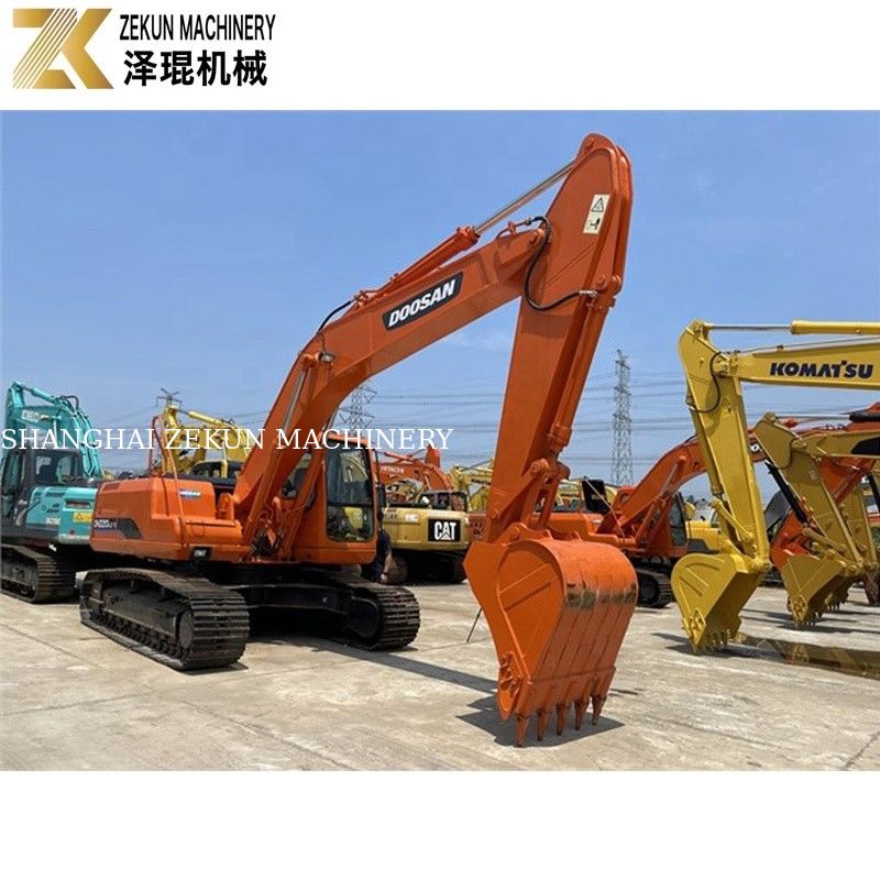प्रयुक्त पृथ्वी खुदाई 22 टन Doosan 220 खुदाई DH220LC-7 इंजन 21400 K