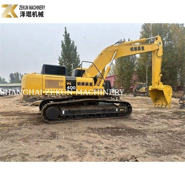 1.9m3 बाल्टी हाइड्रोलिक क्रॉलर एक्सकेवेटर इस्तेमाल किया Komatsu PC400-7 सुचारू संचालन के लिए