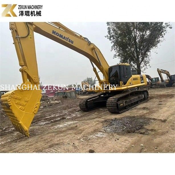 1.9m3 बाल्टी हाइड्रोलिक क्रॉलर एक्सकेवेटर इस्तेमाल किया Komatsu PC400-7 सुचारू संचालन के लिए