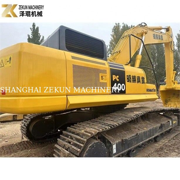 1.9m3 बाल्टी हाइड्रोलिक क्रॉलर एक्सकेवेटर इस्तेमाल किया Komatsu PC400-7 सुचारू संचालन के लिए