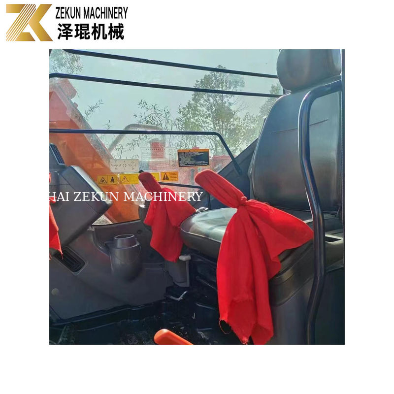 HITACHI ZX 60 6 टन मिनी सेकंड हैंड हाइड्रोलिक एक्सकेवेटर 0.22 m3 बाल्टी क्षमता के साथ