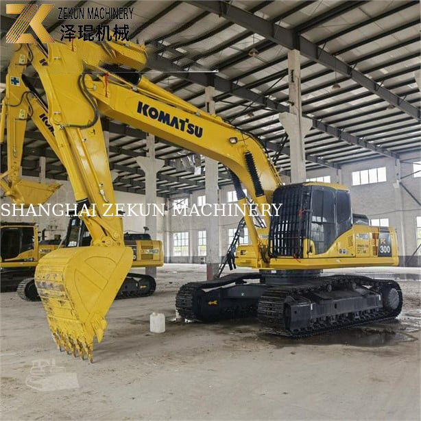 32 टन 1.8m3 प्रयुक्त पहिया लोडर KOMATSU PC 300-7LC HD 6LE LC-8