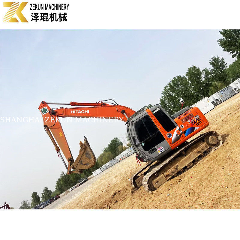 66Kw 2013 सेकंड हैंड एक्सकेवेटर जापान रेडिएटर हिताची EX-1-2 DS 120 2.5