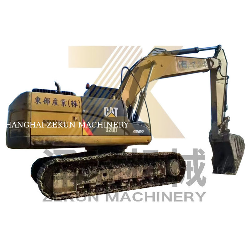 अच्छा 20 टन इस्तेमाल किया CAT 320D 320DL फ्लोटिंग क्रॉलर खुदाई 1.35m3 बाल्टी