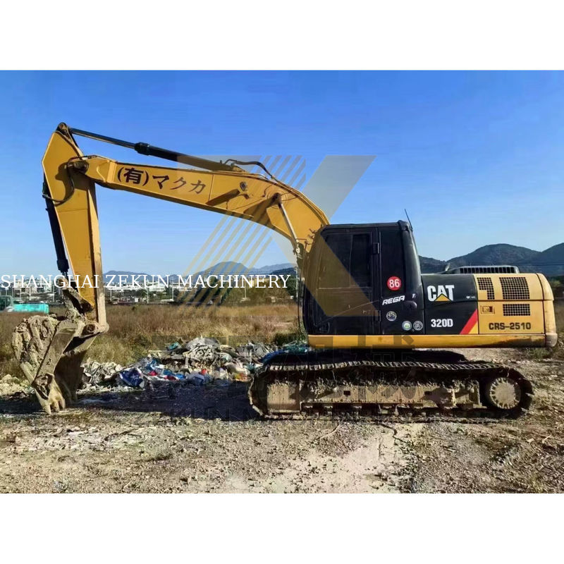 अच्छा 20 टन इस्तेमाल किया CAT 320D 320DL फ्लोटिंग क्रॉलर खुदाई 1.35m3 बाल्टी