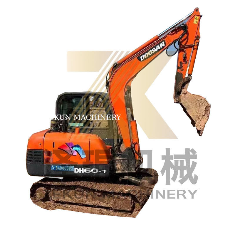 5500 KG Doosan60-7 DH55/DH60-7/80-7 DH60/DH60-7 0-2000 कार्य घंटों के साथ खुदाई मशीन