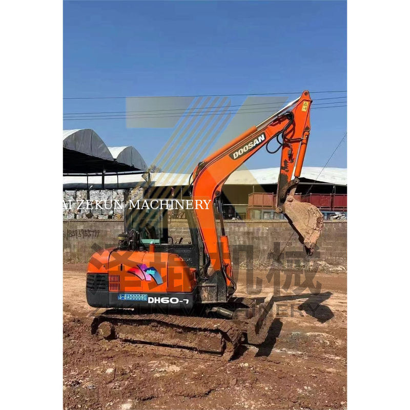 5500 KG Doosan60-7 DH55/DH60-7/80-7 DH60/DH60-7 0-2000 कार्य घंटों के साथ खुदाई मशीन