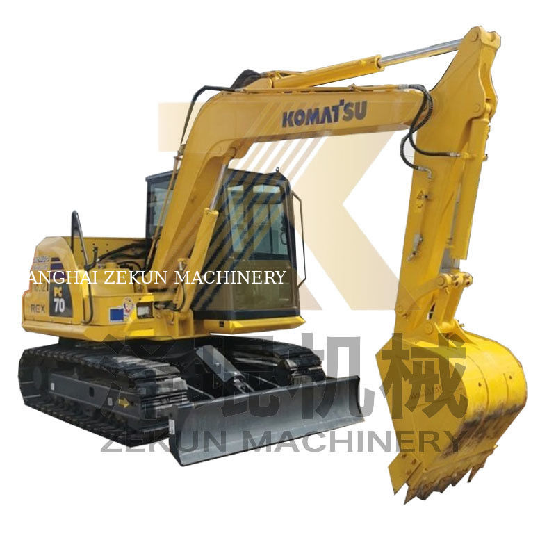 6.59TON परिचालन वजन 2022 आपकी आवश्यकताओं के लिए प्रयुक्त कोमात्सु PC70-8 खुदाई मशीन
