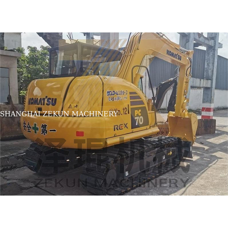 6.59TON परिचालन वजन 2022 आपकी आवश्यकताओं के लिए प्रयुक्त कोमात्सु PC70-8 खुदाई मशीन