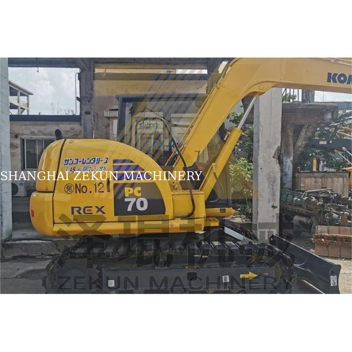 6.59TON परिचालन वजन 2022 आपकी आवश्यकताओं के लिए प्रयुक्त कोमात्सु PC70-8 खुदाई मशीन