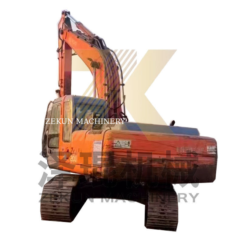 प्रयुक्त हिताची ZX200 खुदाई 95% 20000 KG मशीन वजन 1.38 m3 बाल्टी क्षमता