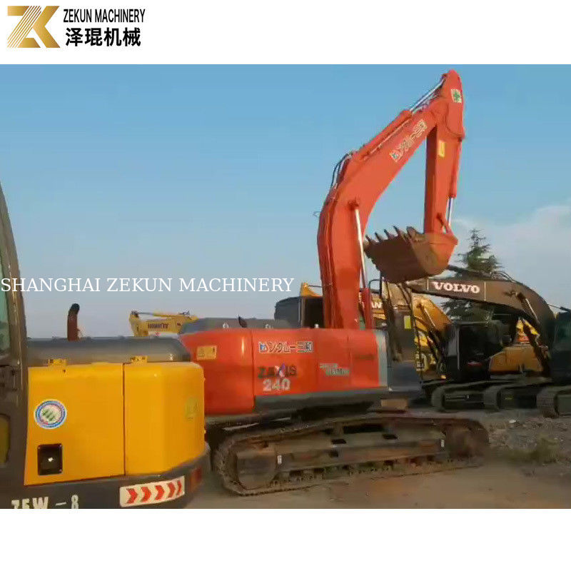 24 टन इस्तेमाल किया हुआ हिताची ZX240 खुदाई मूल हाइड्रोलिक वाल्व 132KW ZX60 ZX70 ZX120