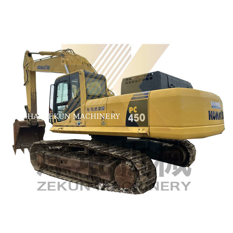 मूल जापानी Xilanh मॉडल 2023 के साथ प्रयुक्त मल्टीफंक्शन Komatsu PC450-8 खुदाई मशीन