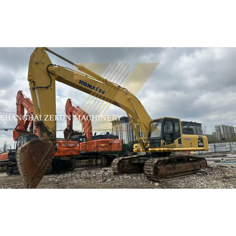 मूल जापानी Xilanh मॉडल 2023 के साथ प्रयुक्त मल्टीफंक्शन Komatsu PC450-8 खुदाई मशीन