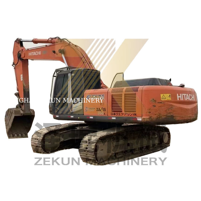 शंघाई में 1.4 m3 बाल्टी क्षमता के साथ सेकंड हैंड हिताची ZX350 ZX350H खुदाई मशीन