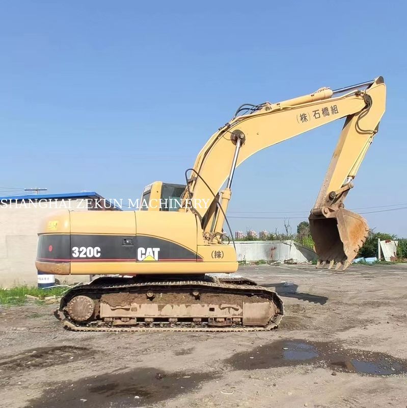 पूरी तरह से हाइड्रोलिक प्रणाली इस्तेमाल किया CAT320C खुदाई मशीन आपके व्यवसाय के लिए उच्च खुदाई शक्ति