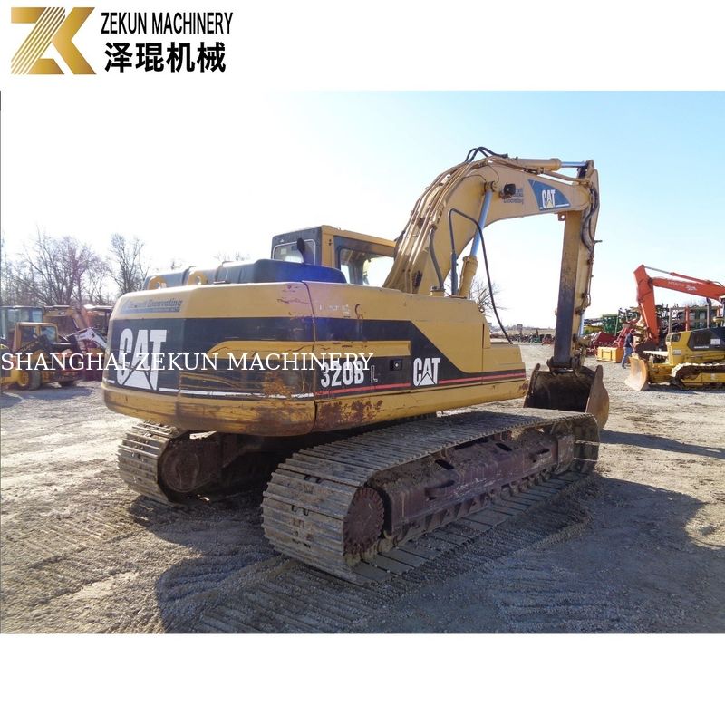 CAT 320 BL उत्खनन मशीन और 97 किलोवाट के कैटरपिलर इंजन के साथ पृथ्वी खनन संभव