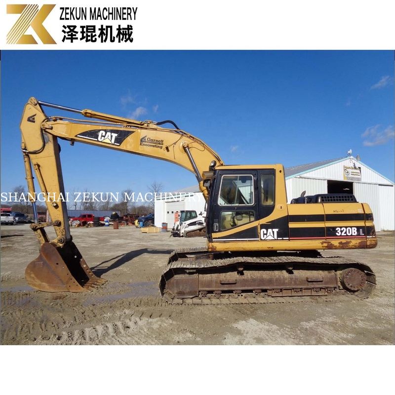 CAT 320 BL उत्खनन मशीन और 97 किलोवाट के कैटरपिलर इंजन के साथ पृथ्वी खनन संभव