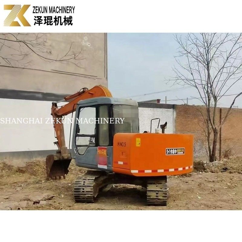 मैनुअल खुदाई Hitachi ZX60 क्रॉलर खुदाई 0.22m3 बाल्टी क्षमता 2013 वर्ष