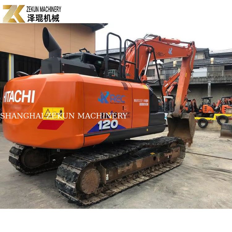 मूल हाइड्रोलिक पंप और परिचालन वजन 12 टन के साथ हिताची ZX120-6 खुदाई मशीन