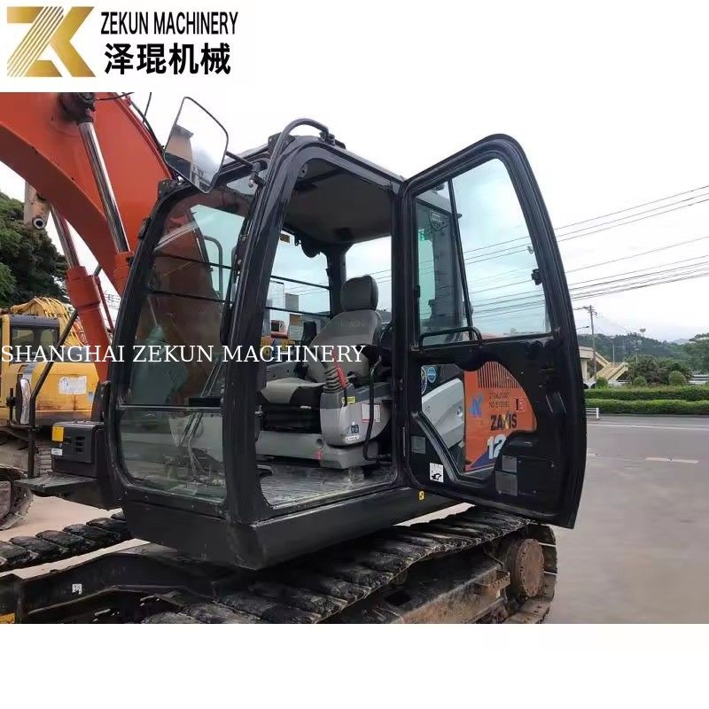 मूल हाइड्रोलिक पंप और परिचालन वजन 12 टन के साथ हिताची ZX120-6 खुदाई मशीन