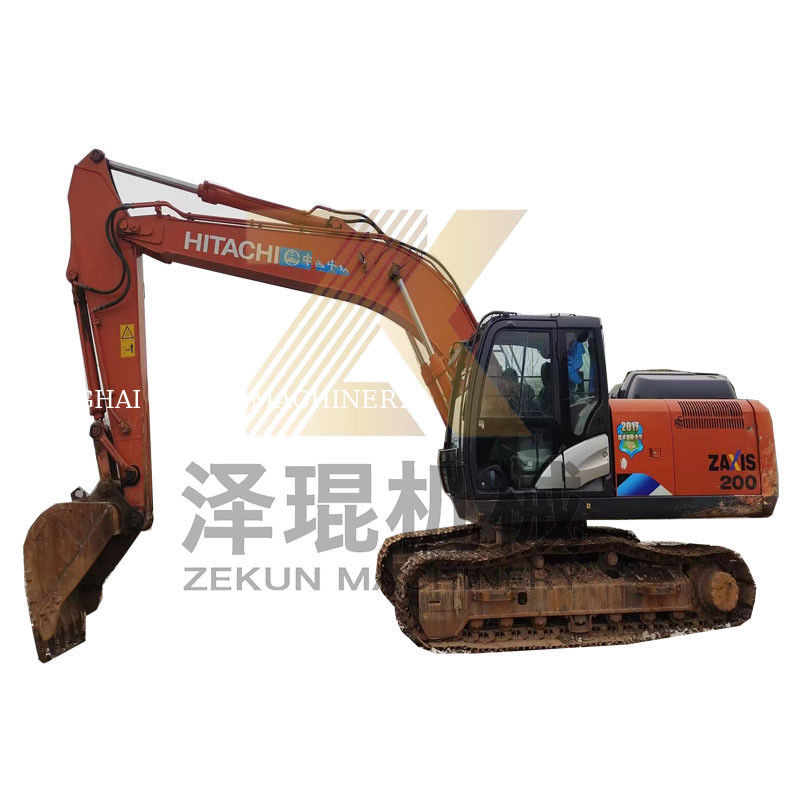 आपकी निर्माण आवश्यकताओं के लिए इस्तेमाल किया हिताची ZX200-5 खुदाई मशीन 20 टन मूल जापान