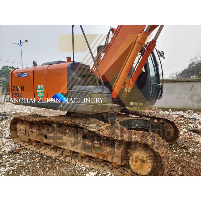 आपकी निर्माण आवश्यकताओं के लिए इस्तेमाल किया हिताची ZX200-5 खुदाई मशीन 20 टन मूल जापान