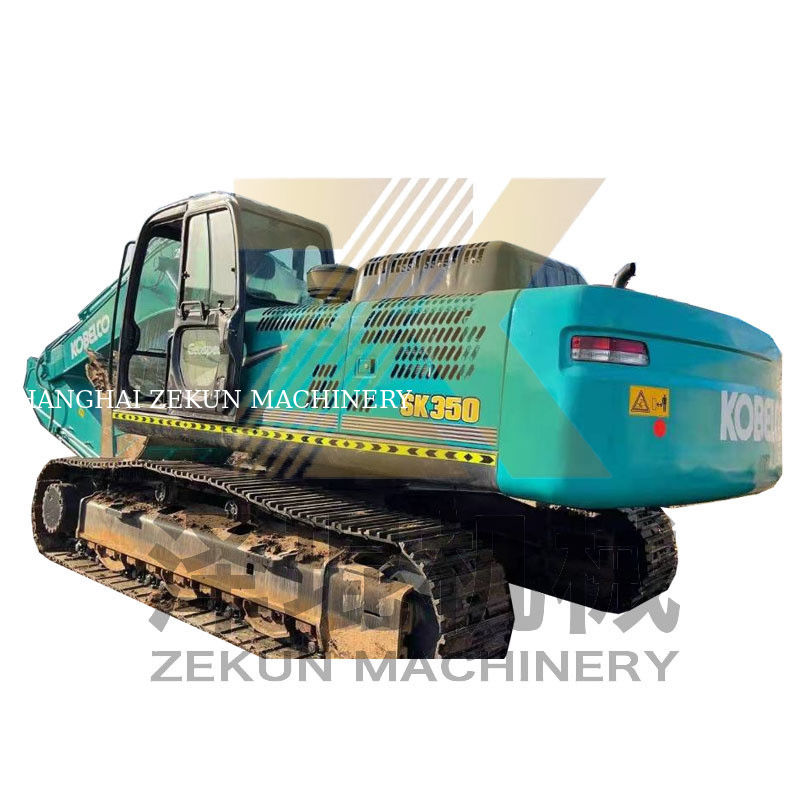 शीर्ष- प्रयुक्त कोबेलको SK350-8 ZX360-3 HINO इंजन के साथ खुदाई मशीन वजन 35000 KG