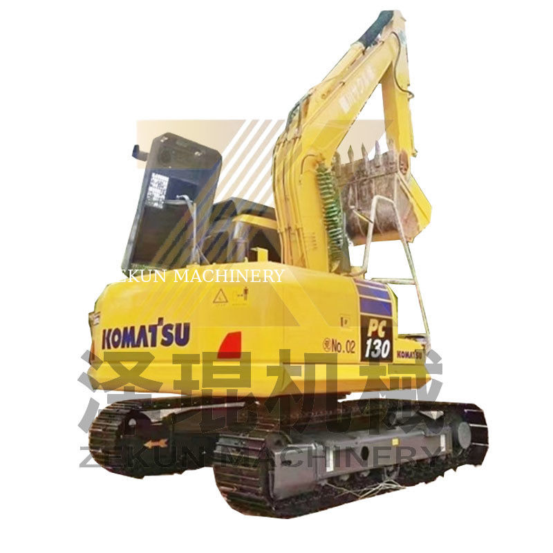शंघाई में सेकंड-हैंड कोमात्सु एक्सकेवेटर PC120-6 PC130-7 PC128 13 टन 12600 KG