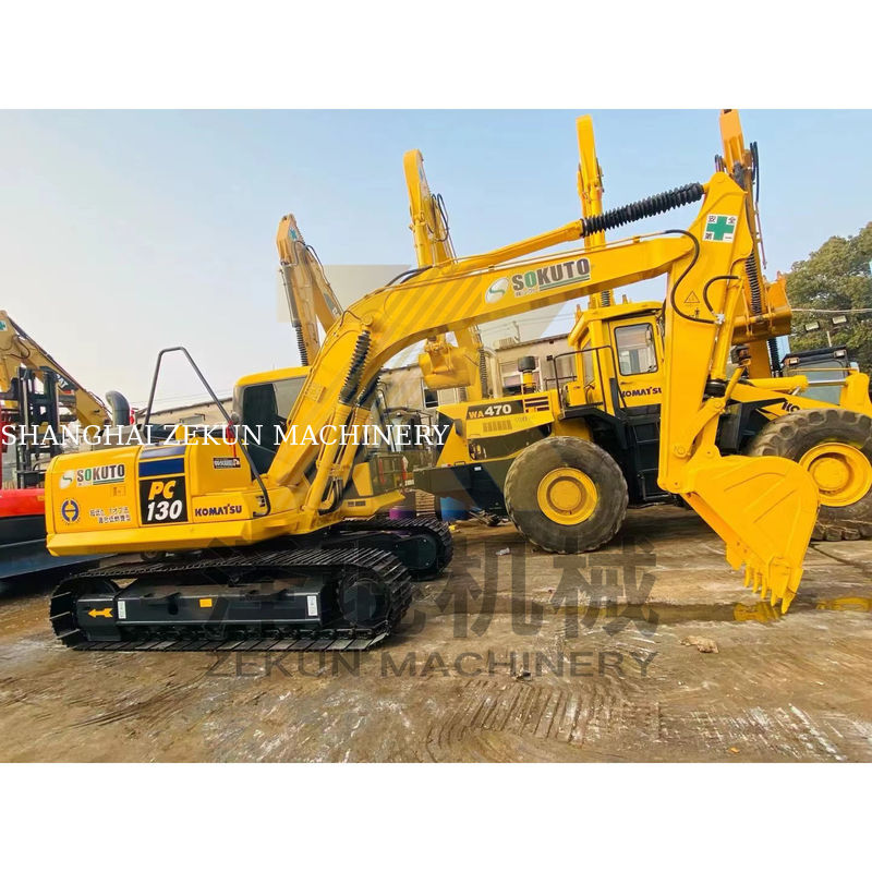कोमात्सु PC130-7 PC130-8M0 अच्छी स्थिति में खाई खोदने के लिए खुदाई मशीन