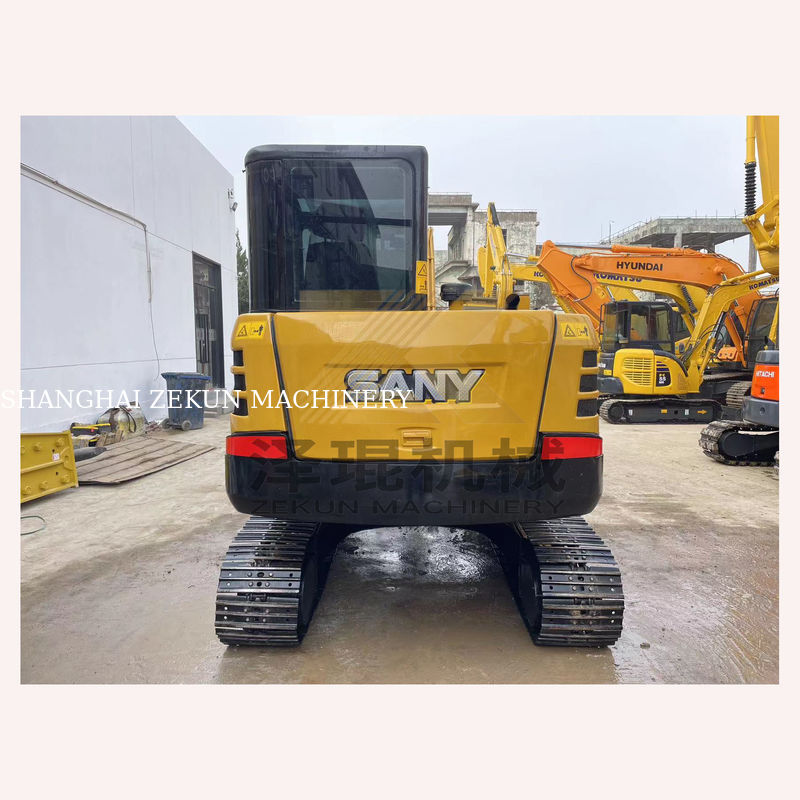 Sany SY60C प्रो खुदाई मशीन 0-2000 कार्य घंटे 36KW निर्माण परियोजनाओं के लिए एकदम सही