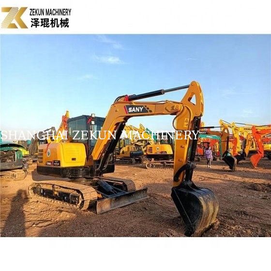 6 टन का इस्तेमाल किया गया Sany SY60C PRO उत्खनन मशीन Sany इंजन और कम घंटे के साथ