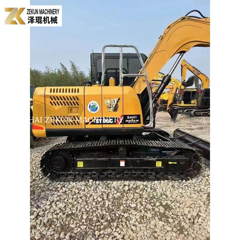 आयातित इंजन Sany SY95C PRO 9 टन उत्खनन उपकरण निर्माण परियोजनाओं के लिए एकदम सही