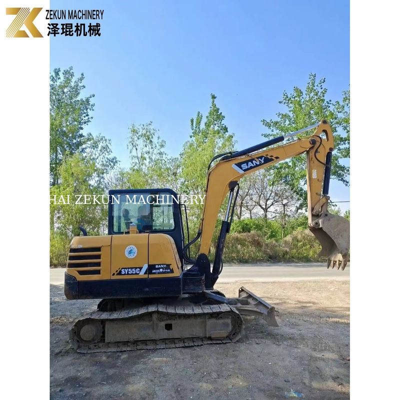 Sany 55 Excavator SY55C-9 5.5 टन ऑपरेटिंग वजन मूल पेंट