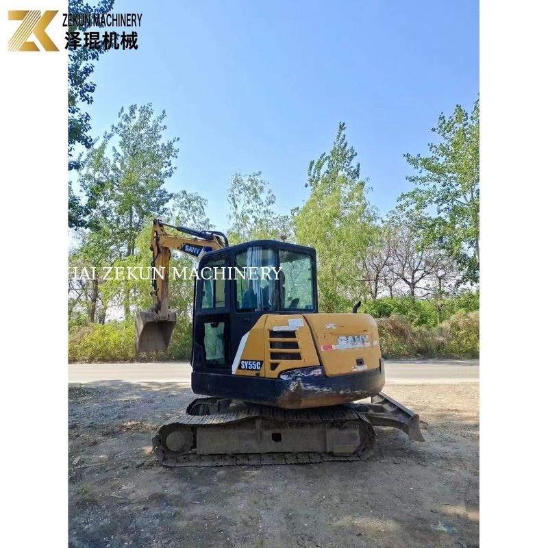 Sany 55 Excavator SY55C-9 5.5 टन ऑपरेटिंग वजन मूल पेंट