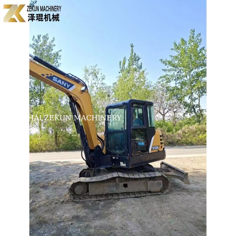 Sany 55 Excavator SY55C-9 5.5 टन ऑपरेटिंग वजन मूल पेंट