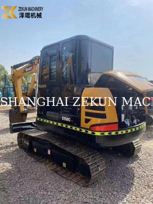 36KW सेकंड हैंड मिनी एक्सकेवेटर Sany SY60 Excavator SY 60C आपके बजट के भीतर के लिए